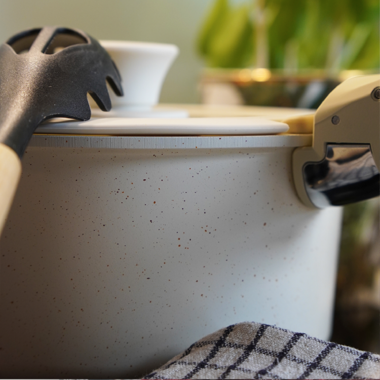 Stegepandesæt med aftageligt håndtag